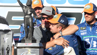 True NASCAR Dad Climbs Talladega's Catch Fence After Son Wins Race